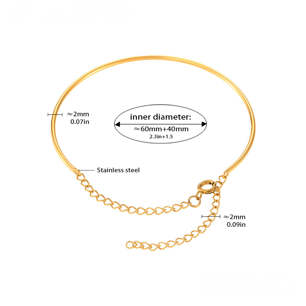 Stainless Steel Ultra-fine Wire Stitching Bracelet