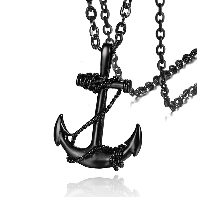 Stainless Steel Anchor Necklace