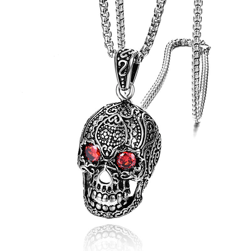 Skull Pendant Stainless Stee Necklace