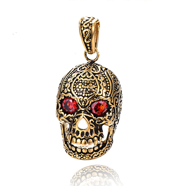 Skull Pendant Stainless Stee Necklace
