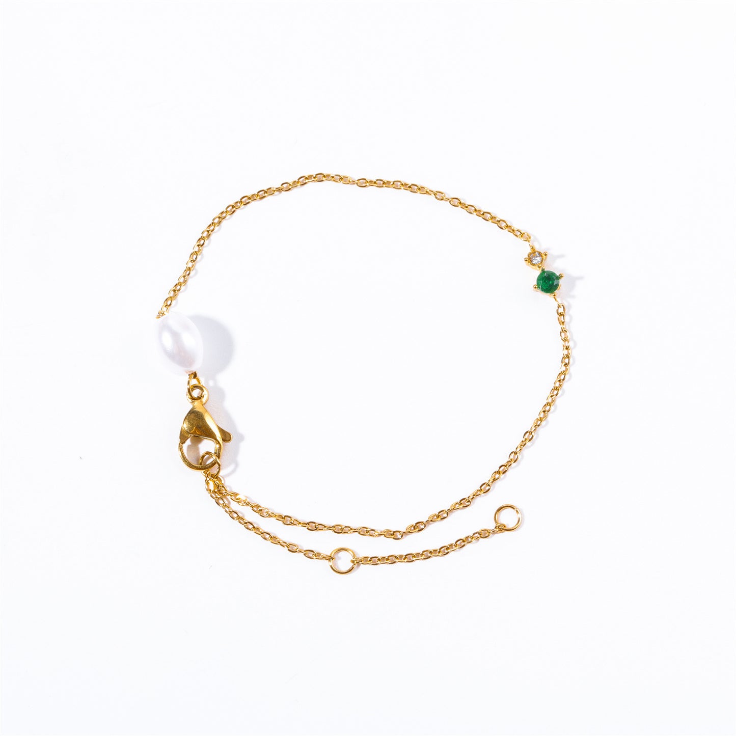 Stainless Steel Vintage Birthstone Bracelet
