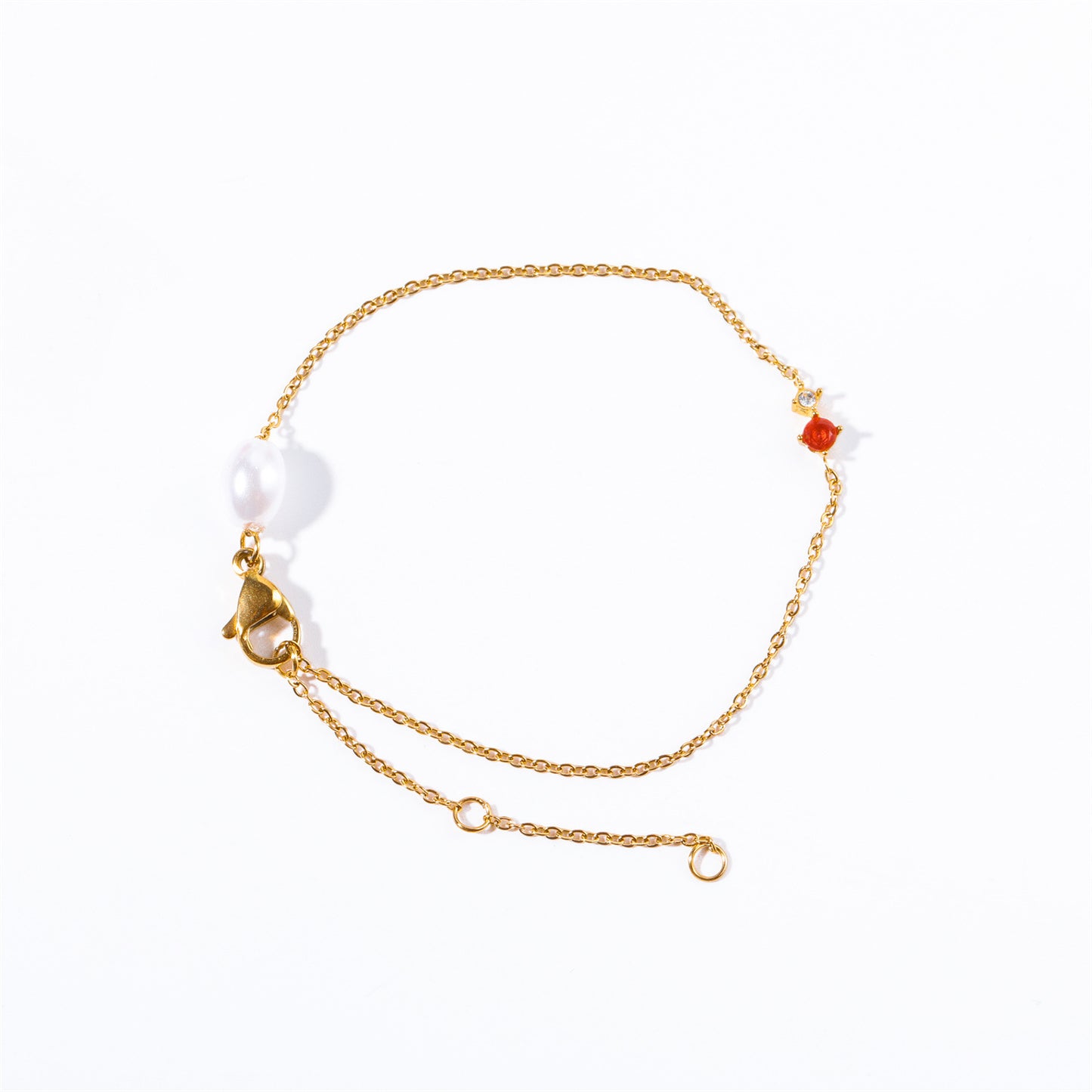 Stainless Steel Vintage Birthstone Bracelet