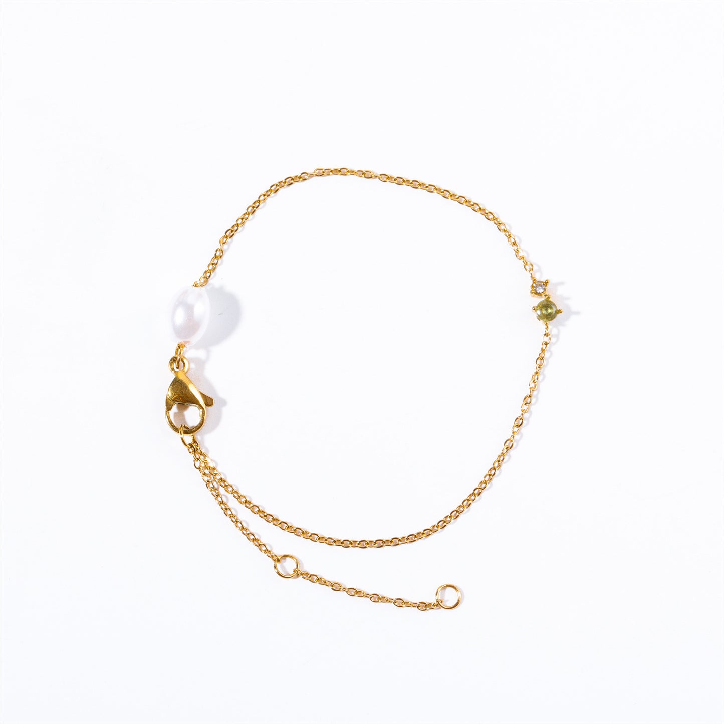 Stainless Steel Vintage Birthstone Bracelet