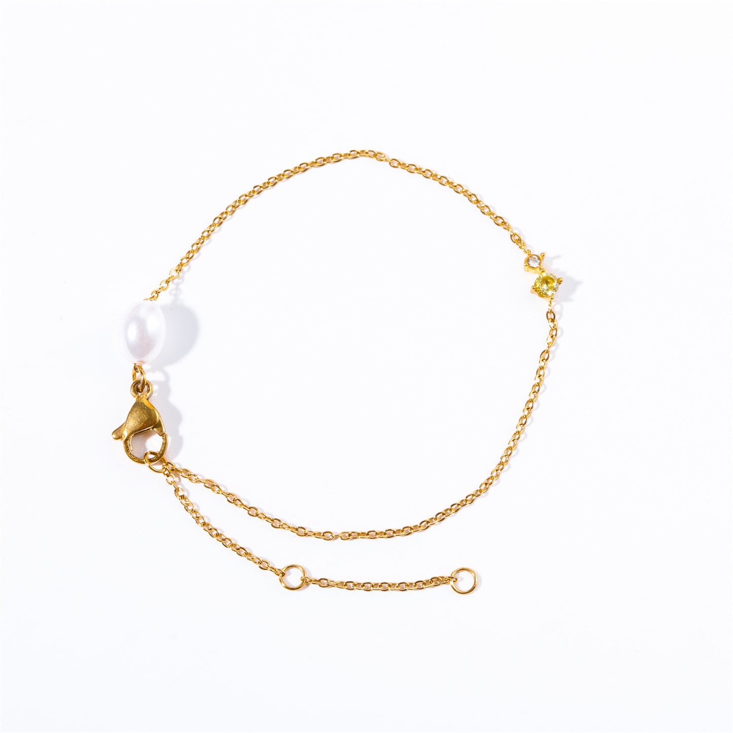 Stainless Steel Vintage Birthstone Bracelet
