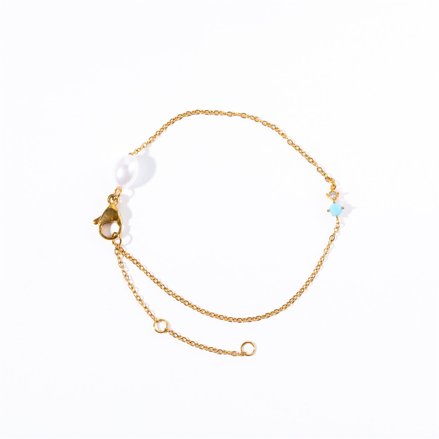 Stainless Steel Vintage Birthstone Bracelet