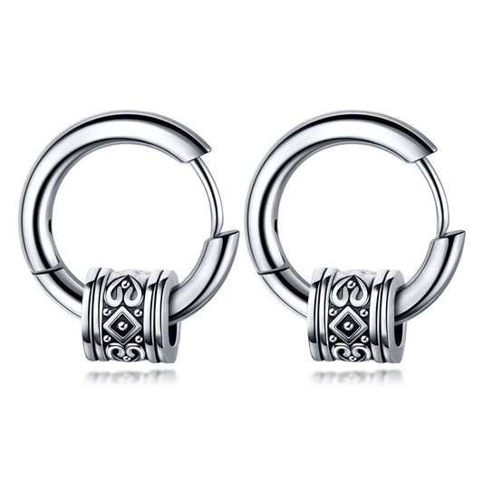 Stainless Steel Vintage Drop Earrings