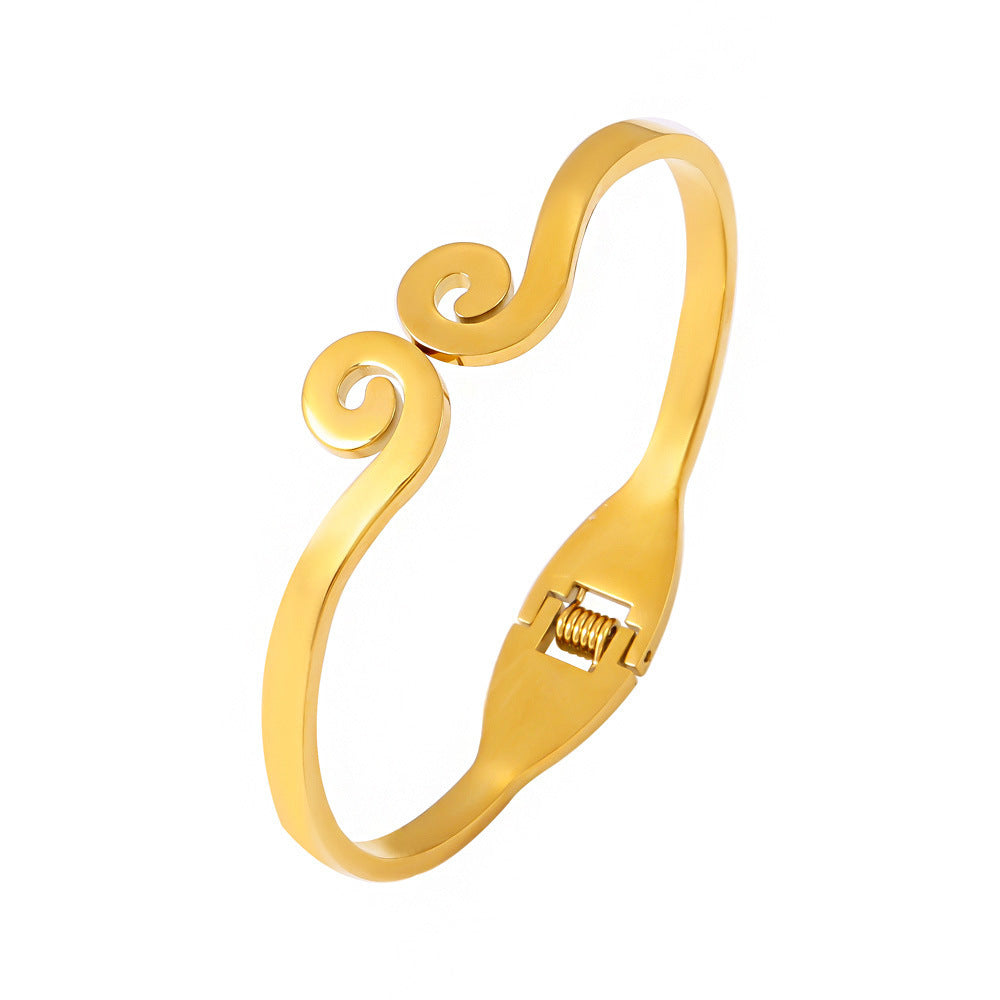 Stainless Steel Sun Wukong Curse Bangle Bracelet