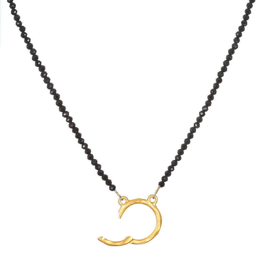 Stainless Steel Beaded Chain Live Buckle Necklace
