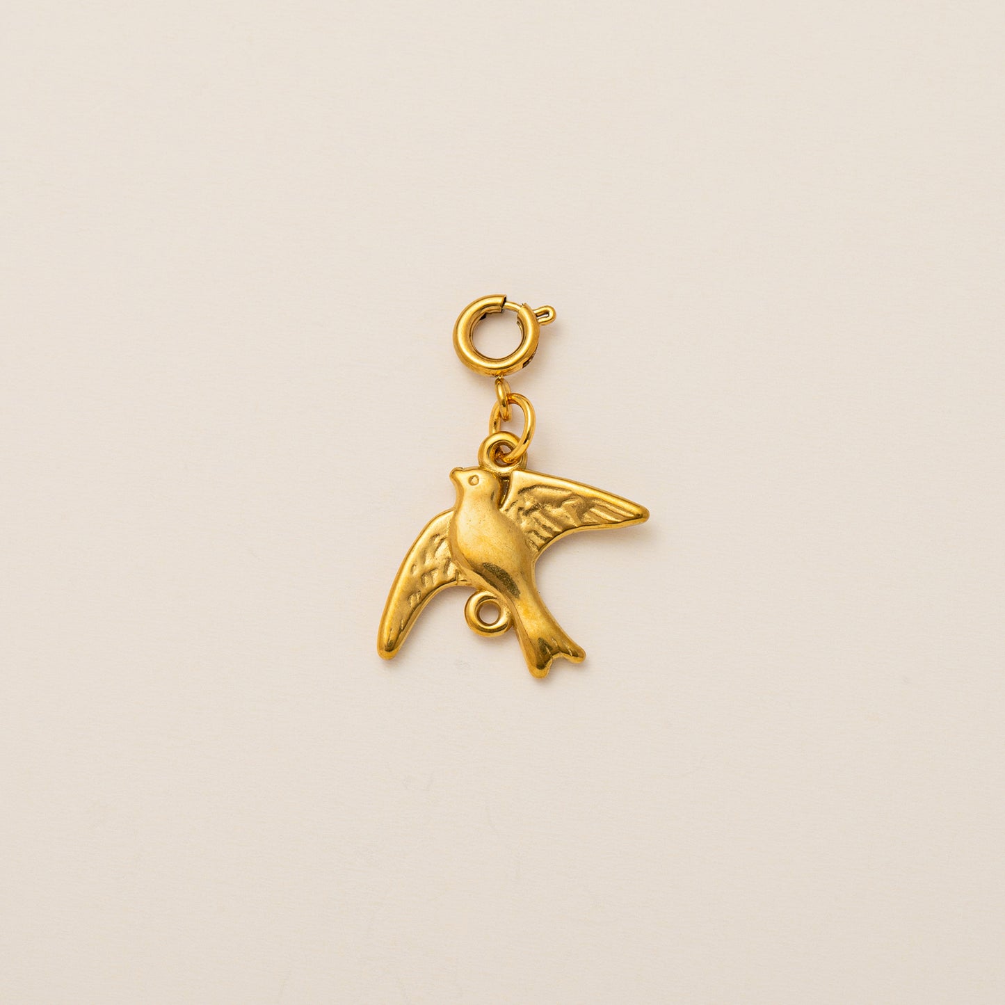 Stainless Steel Flower Bird Food Pendant