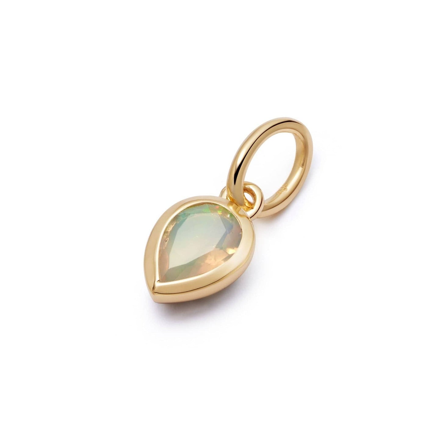 18K Gold PVD Birthstone Stainless Steel Pendant