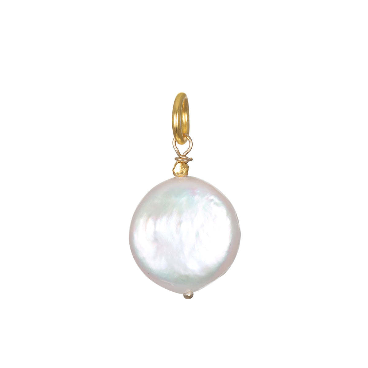 Sun Moon Inlay Cubic Zirconia Pendant