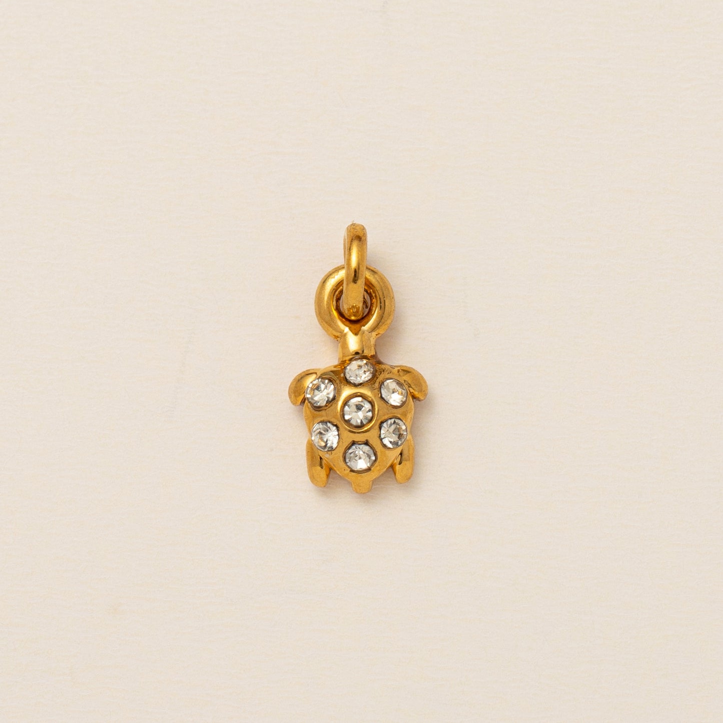 Stainless Steel Animal Cross Ribbon Pendant
