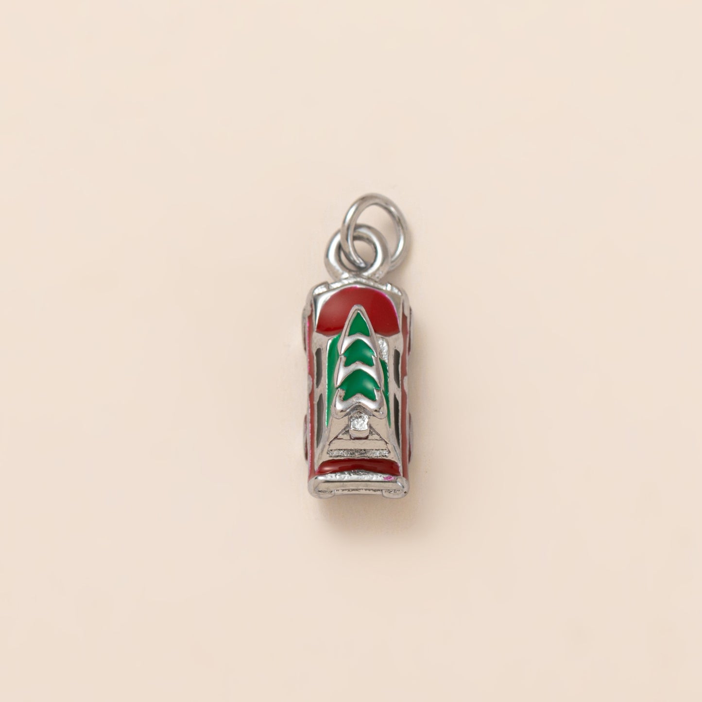 Stainless Steel Crown French Fries Bundle Tree Pendant