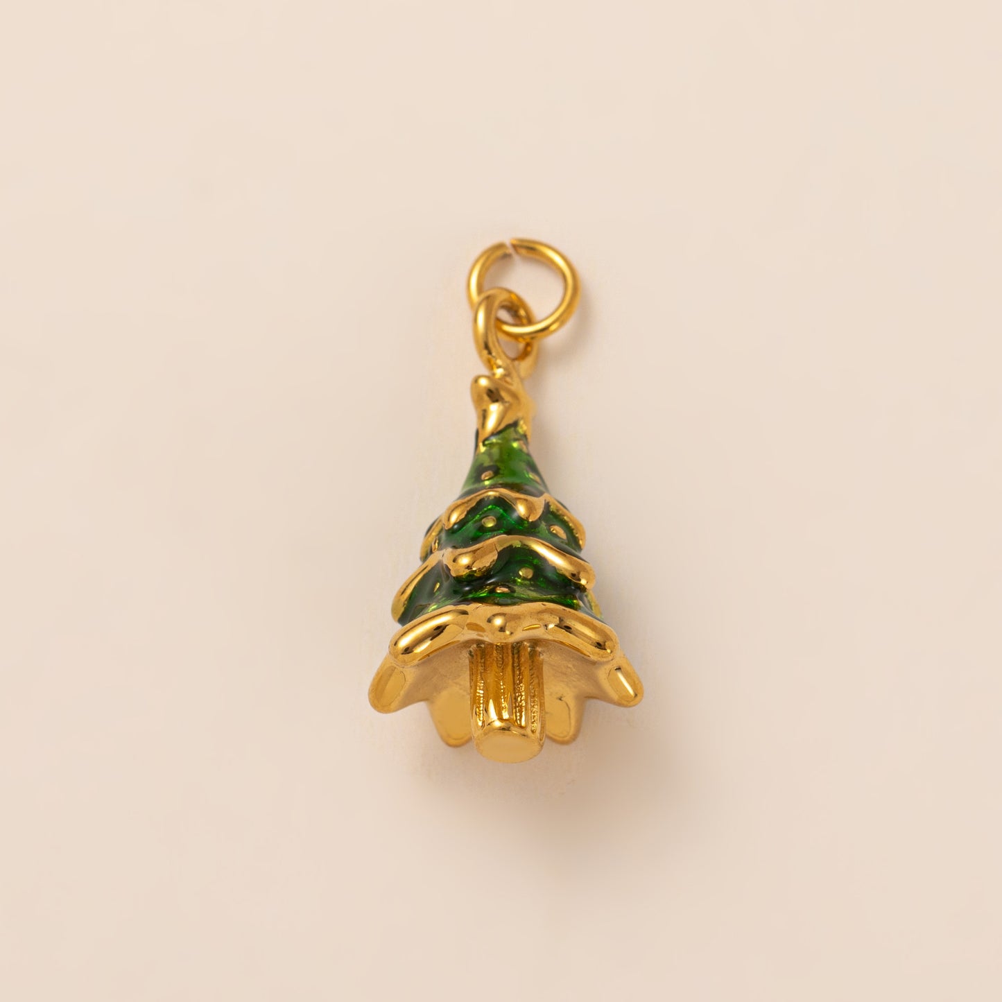 Stainless Steel Crown French Fries Bundle Tree Pendant