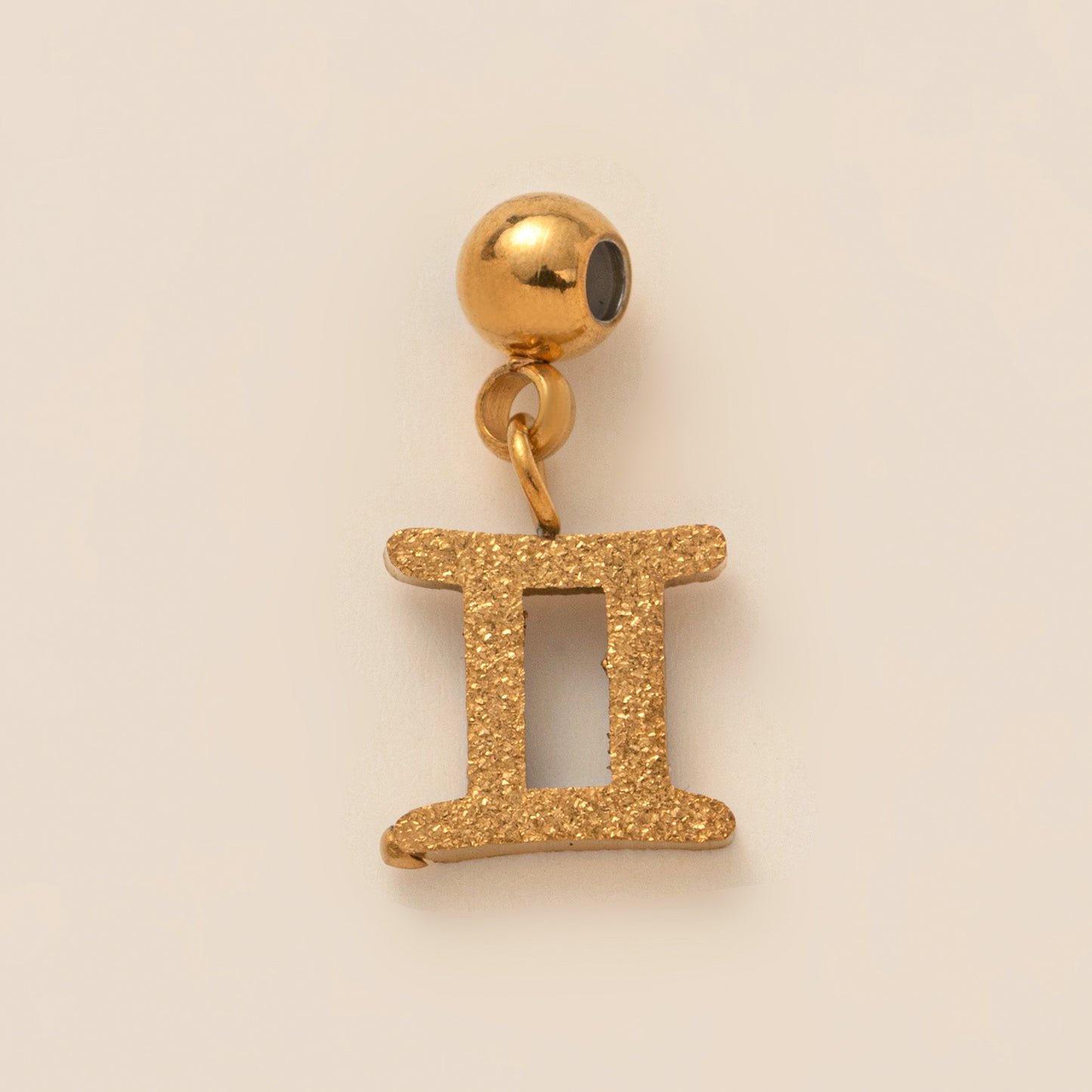Stainless Steel Brushed Zodiac Pendant