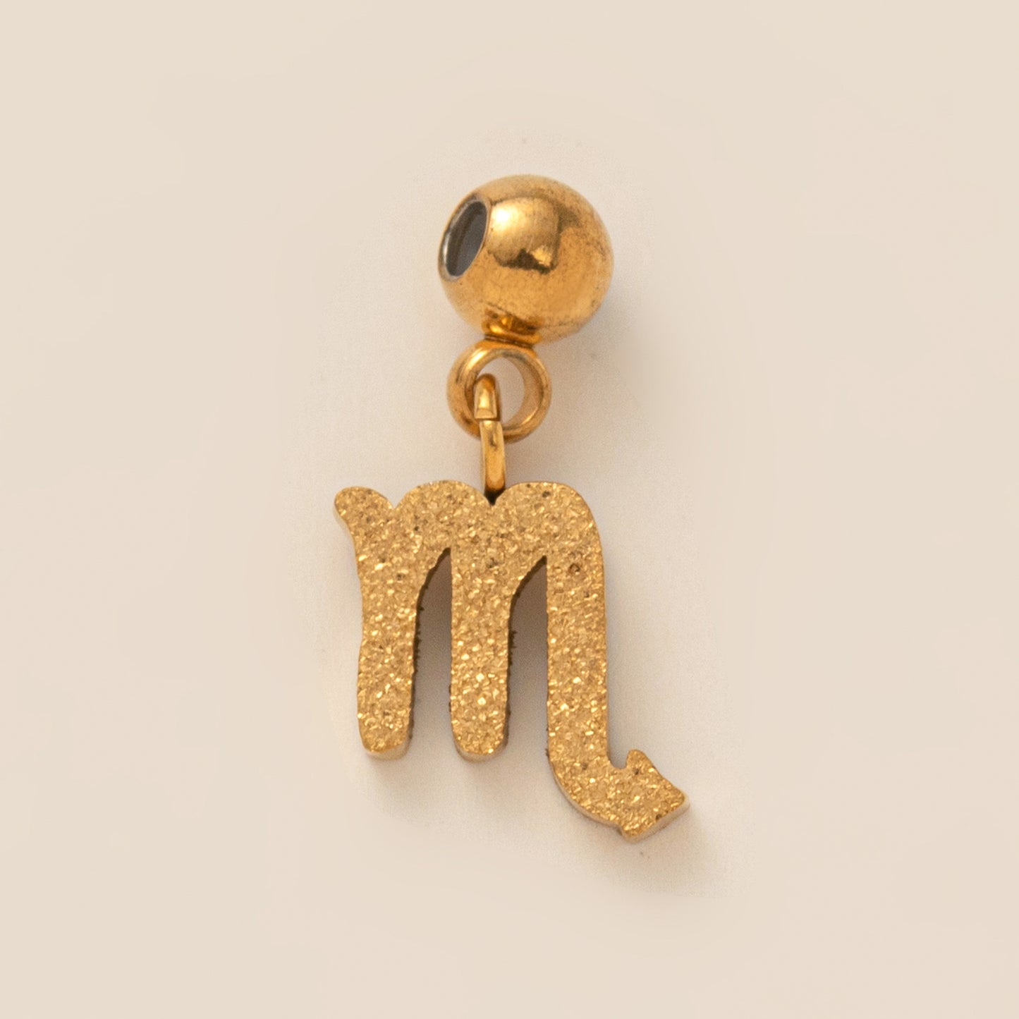 Stainless Steel Brushed Zodiac Pendant