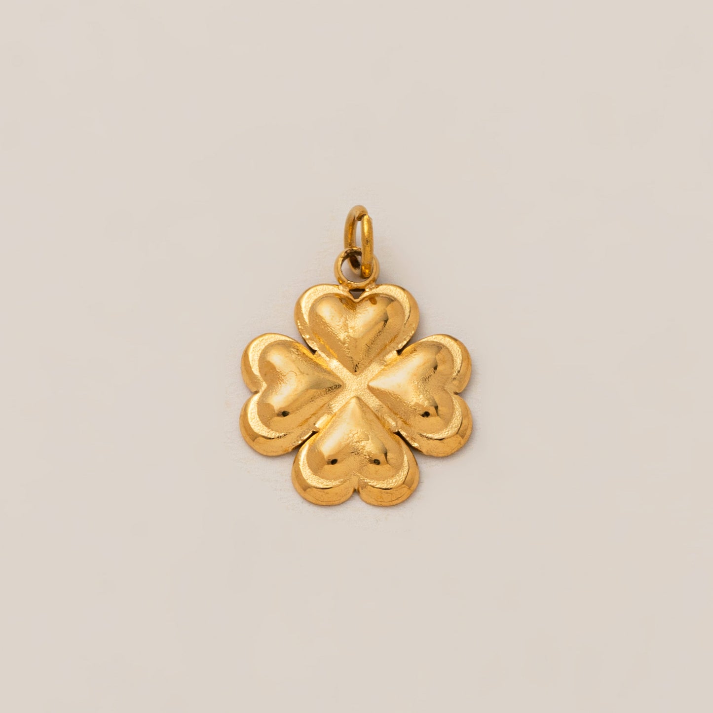 Stainless Steel Cross Pearl Heart Pendant