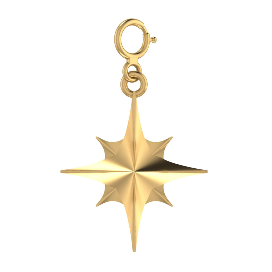 Stainless Steel Cherry Sun Clothing Pendant