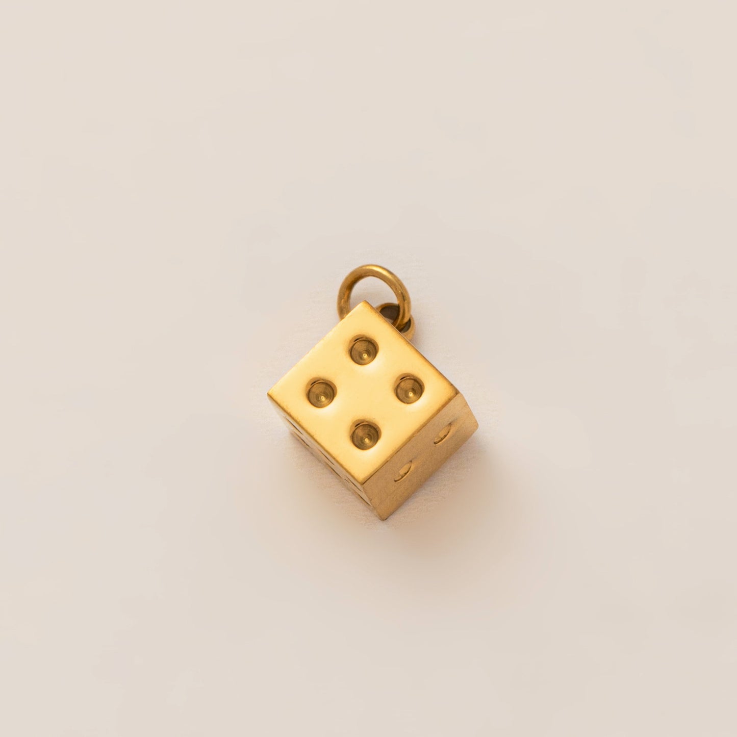 Stainless Steel Playing Card Sieve Rocket Pendant