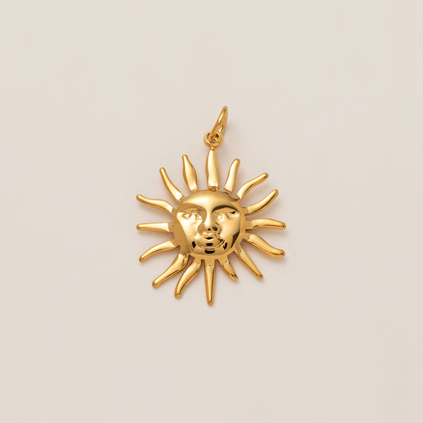 Stainless Steel Sun Pendant