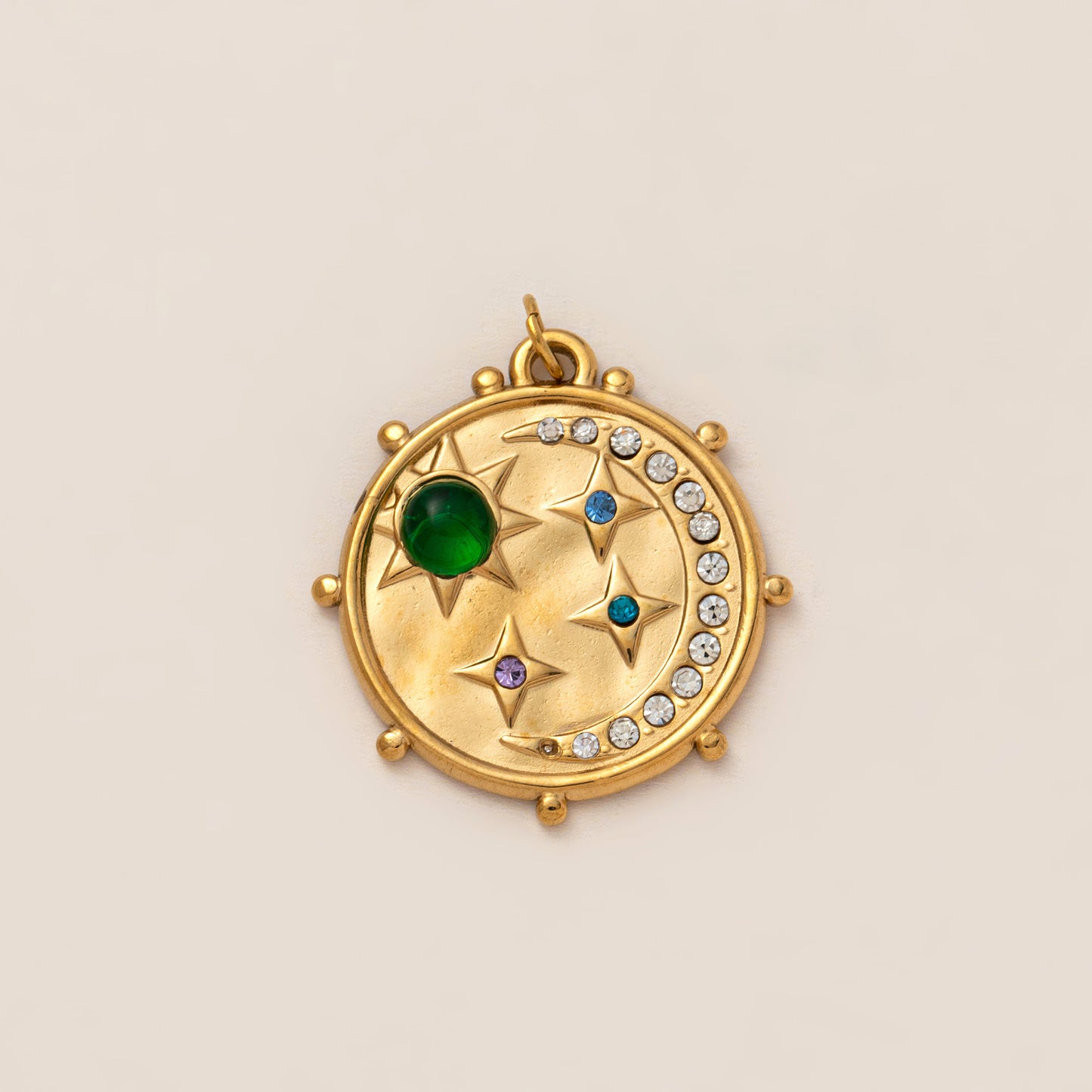 Stainless Steel Sun Pendant