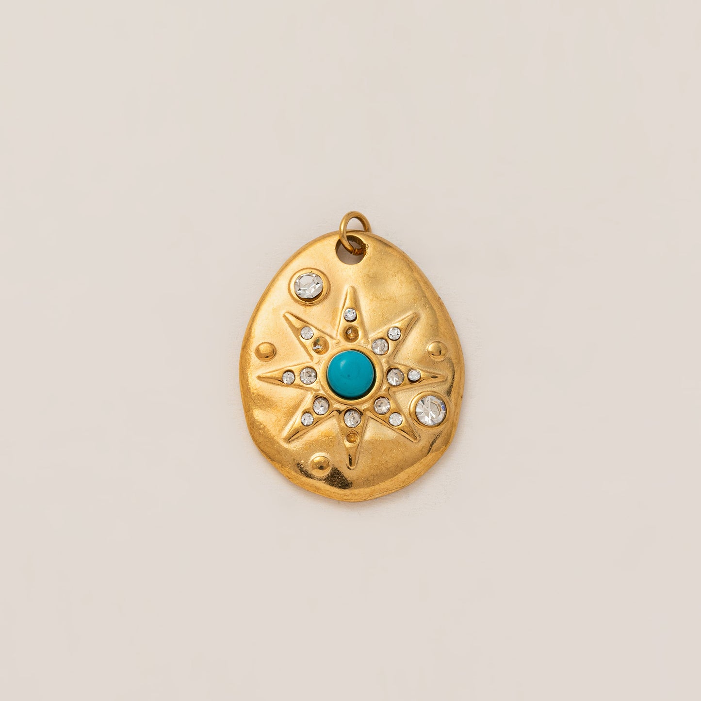 Stainless Steel Sun Pendant