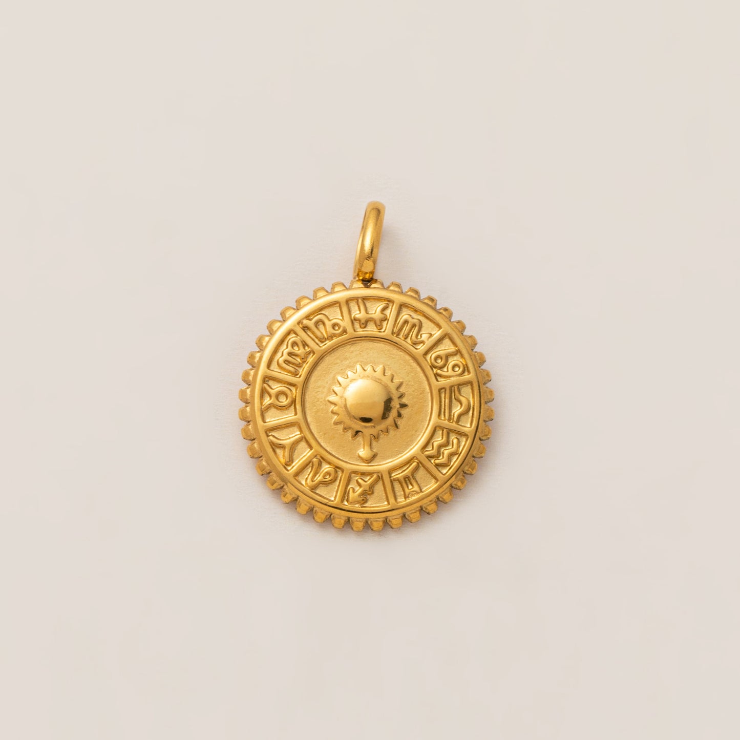 Stainless Steel Sun Pendant