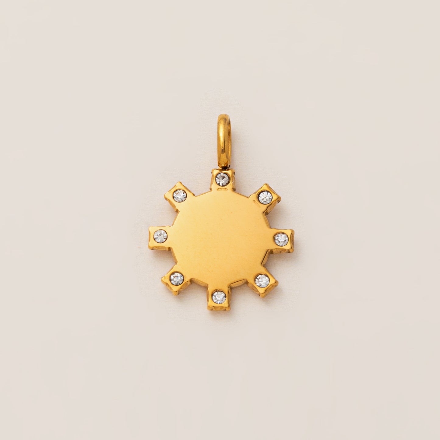 Stainless Steel Sun Pendant