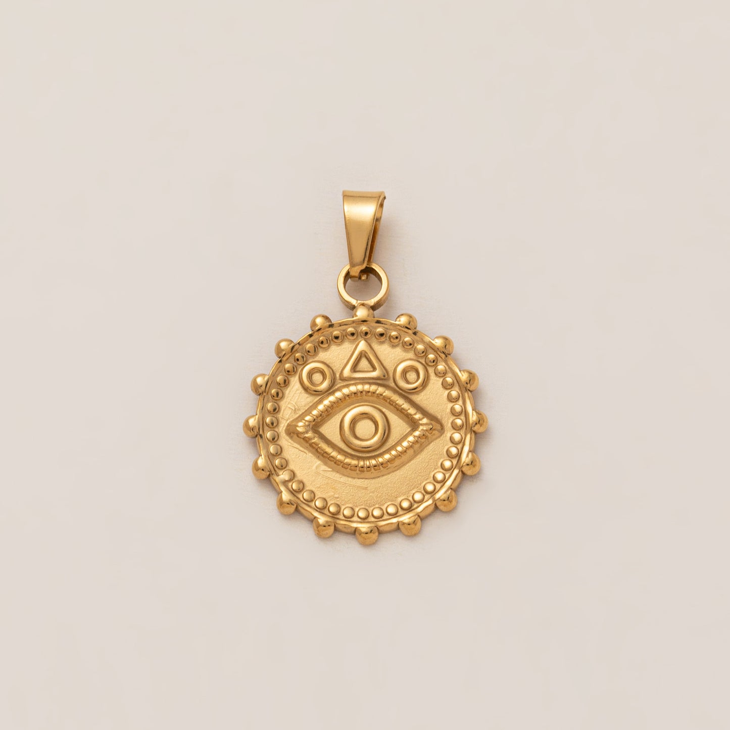 Stainless Steel Sun Pendant