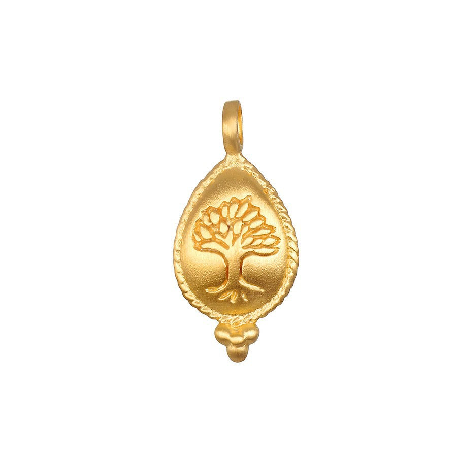 Stainless Steel Mini Elephant Lotus Sun Pendant