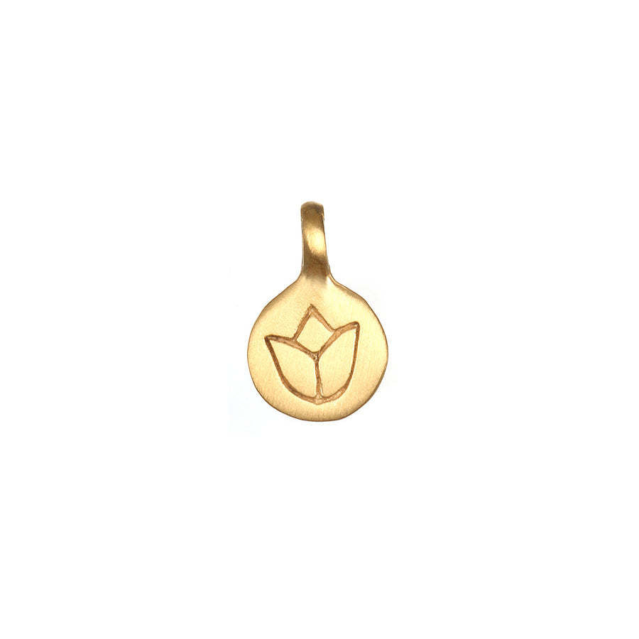 Stainless Steel Mini Elephant Lotus Sun Pendant
