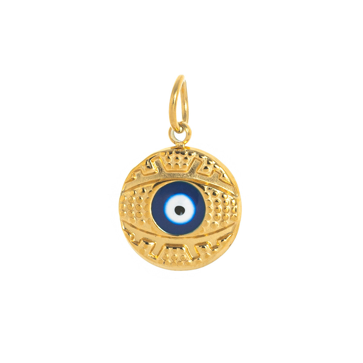 Stainless Steel Star Rainbow Smiley Face Pendant