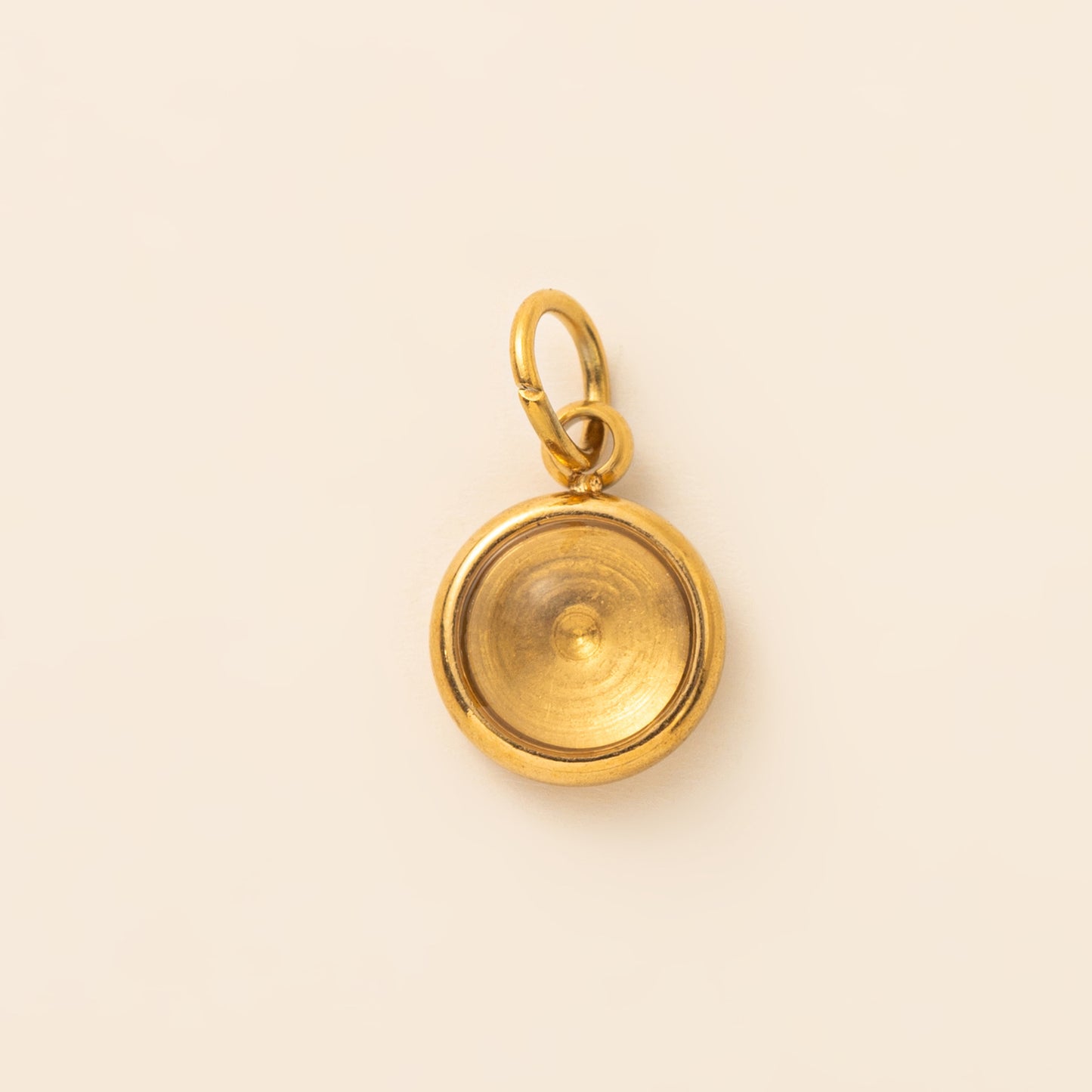 Stainless Steel Twelve Birthstone Round Pendant