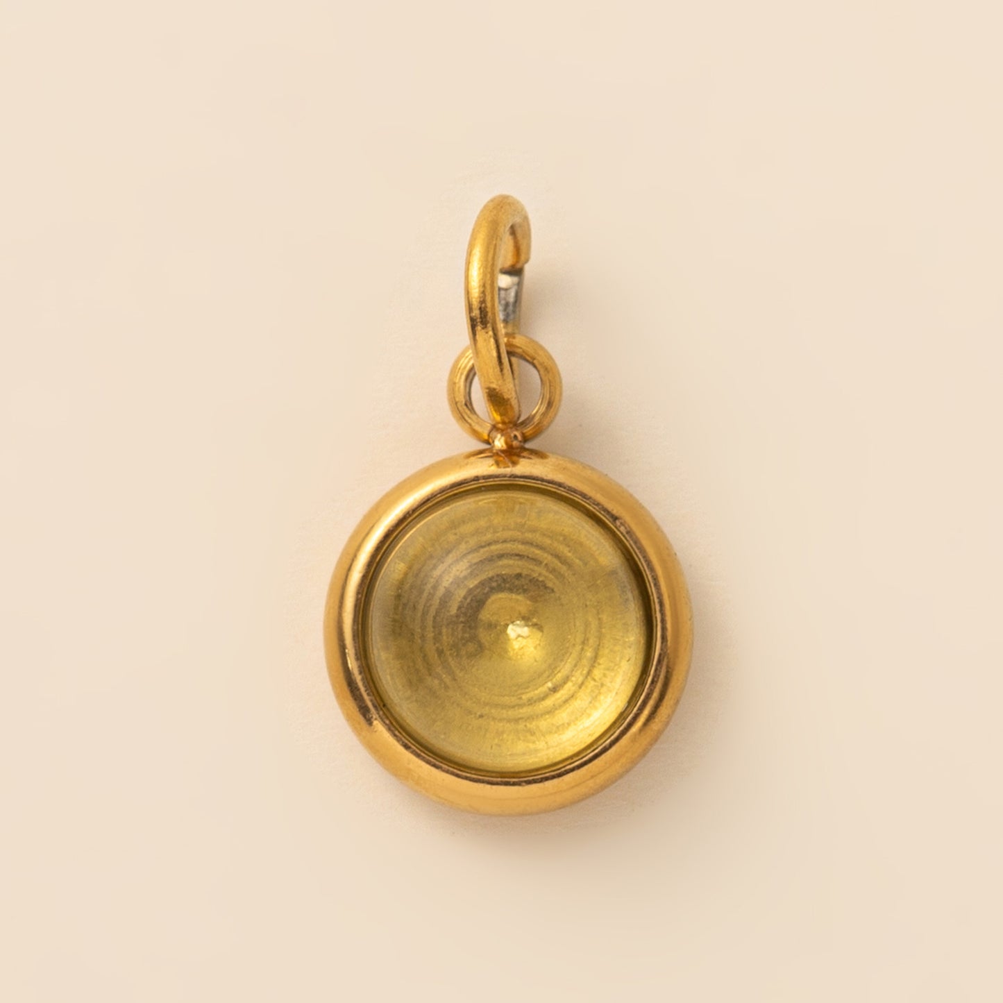 Stainless Steel Twelve Birthstone Round Pendant