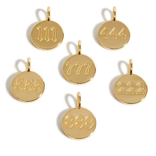 Stainless Steel Number Pendant