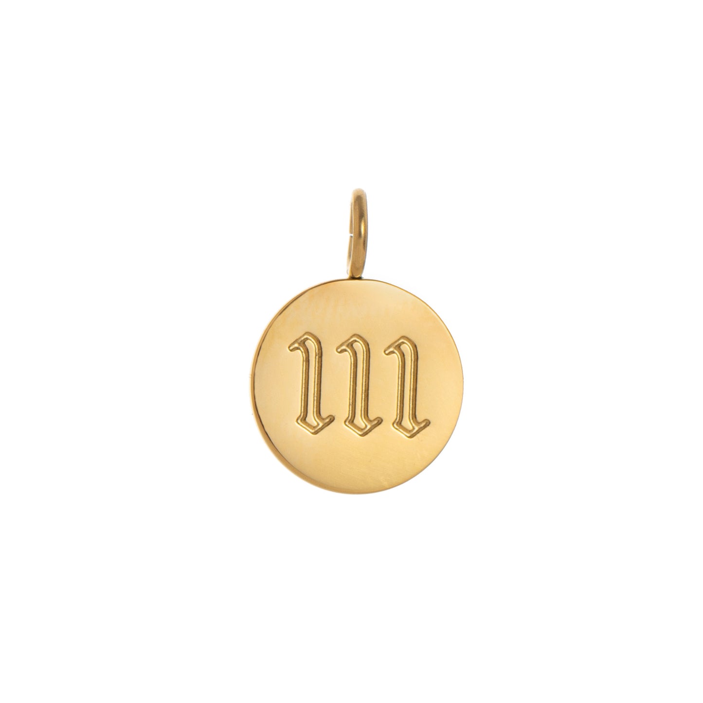 Stainless Steel Number Pendant
