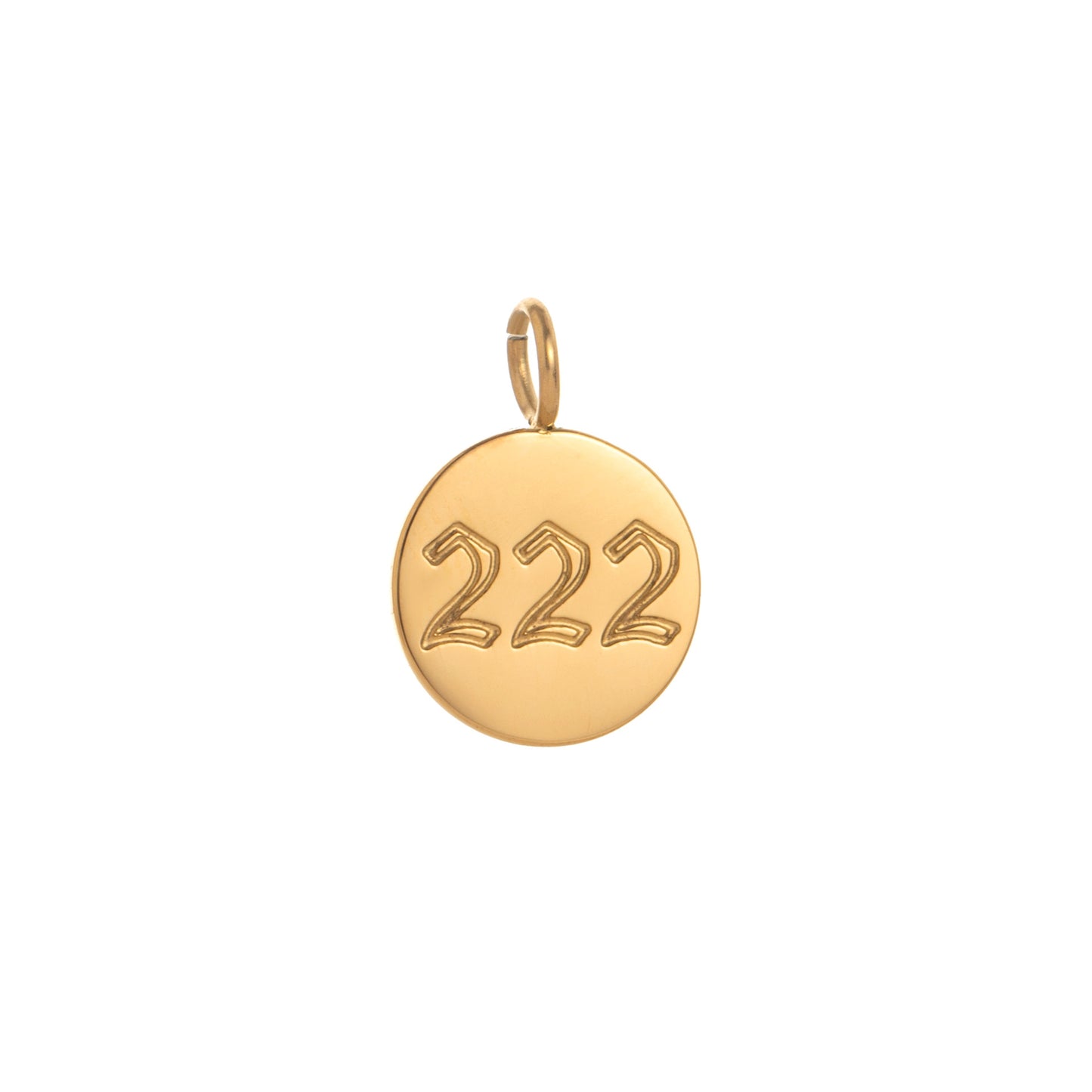 Stainless Steel Number Pendant