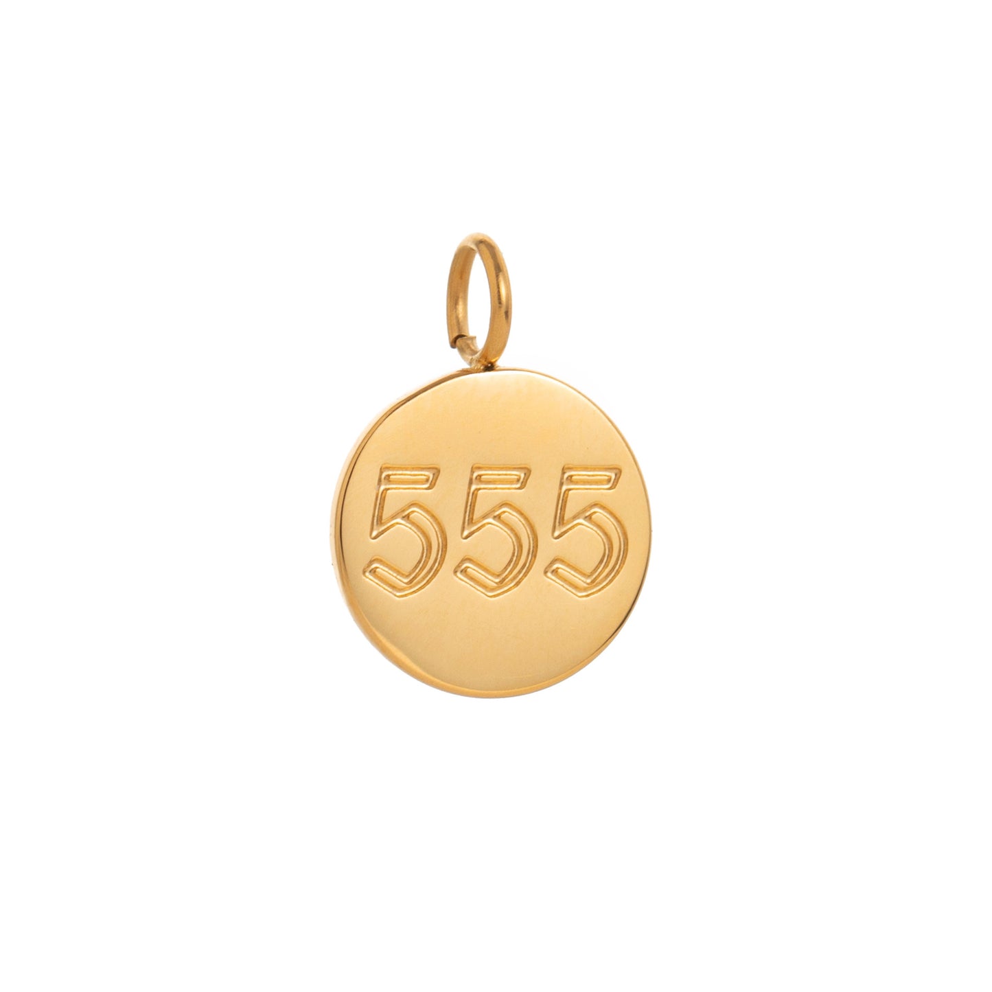 Stainless Steel Number Pendant
