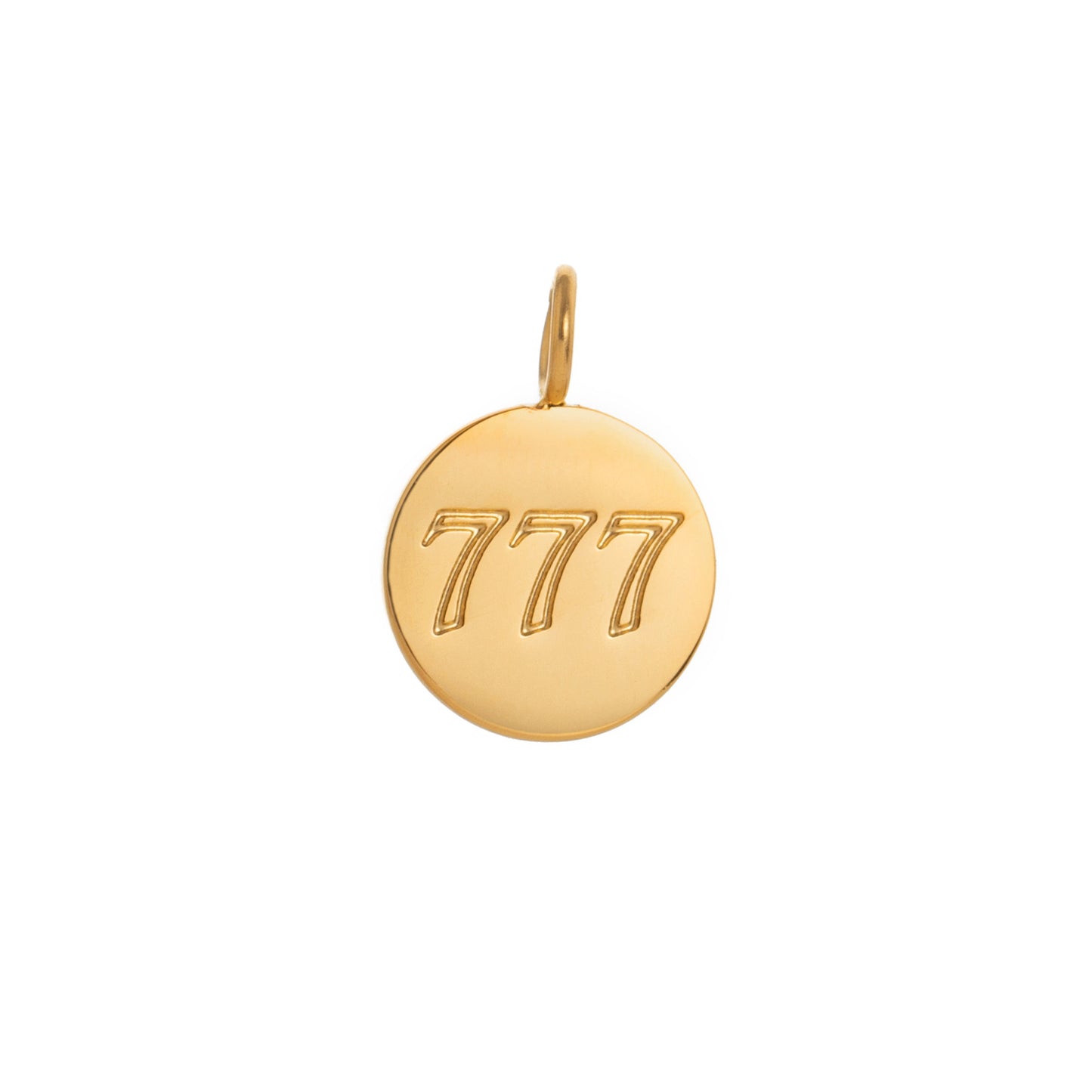 Stainless Steel Number Pendant