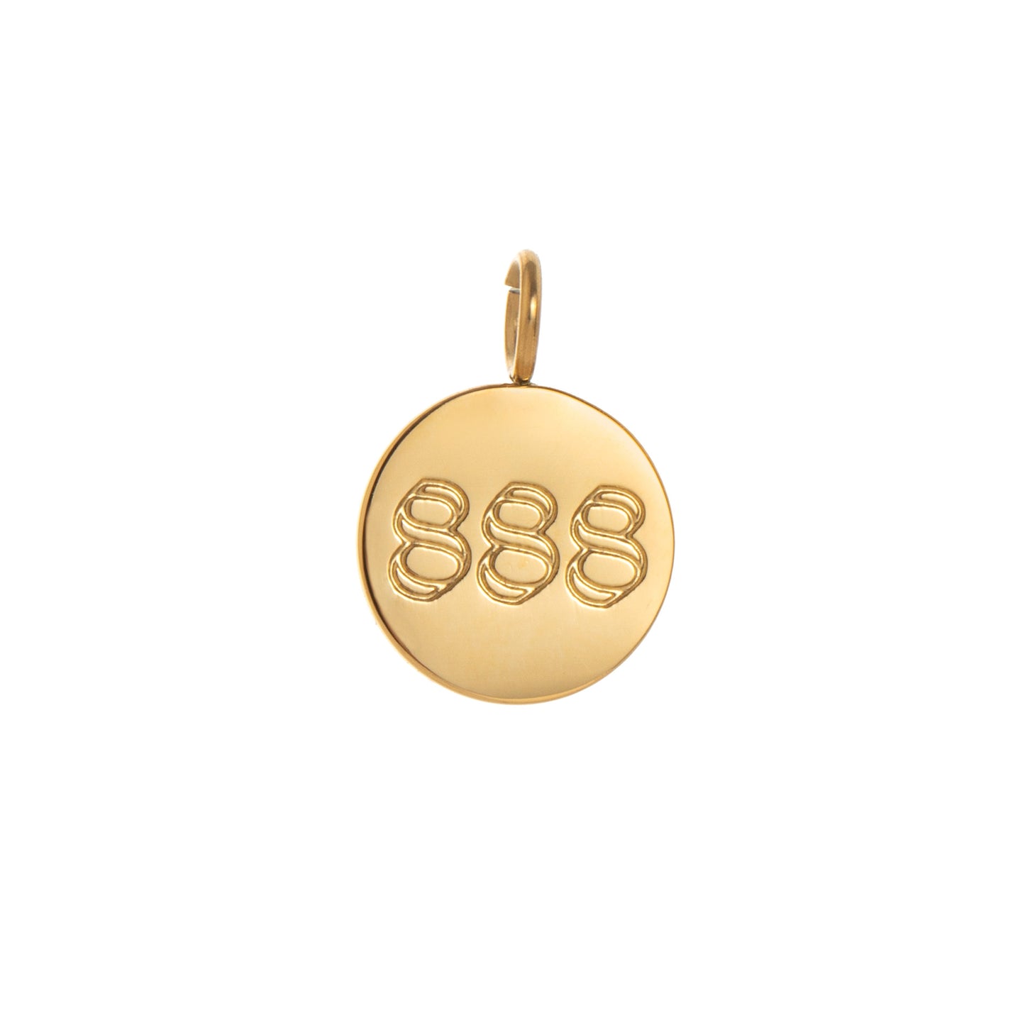 Stainless Steel Number Pendant