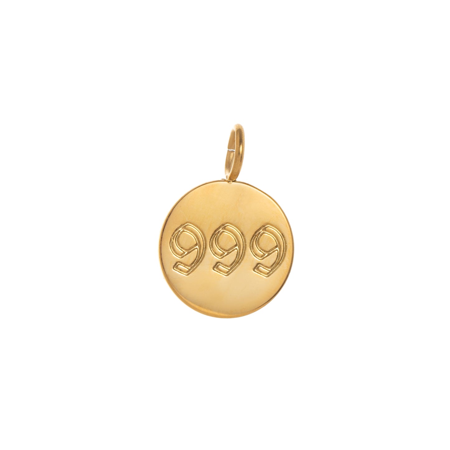Stainless Steel Number Pendant