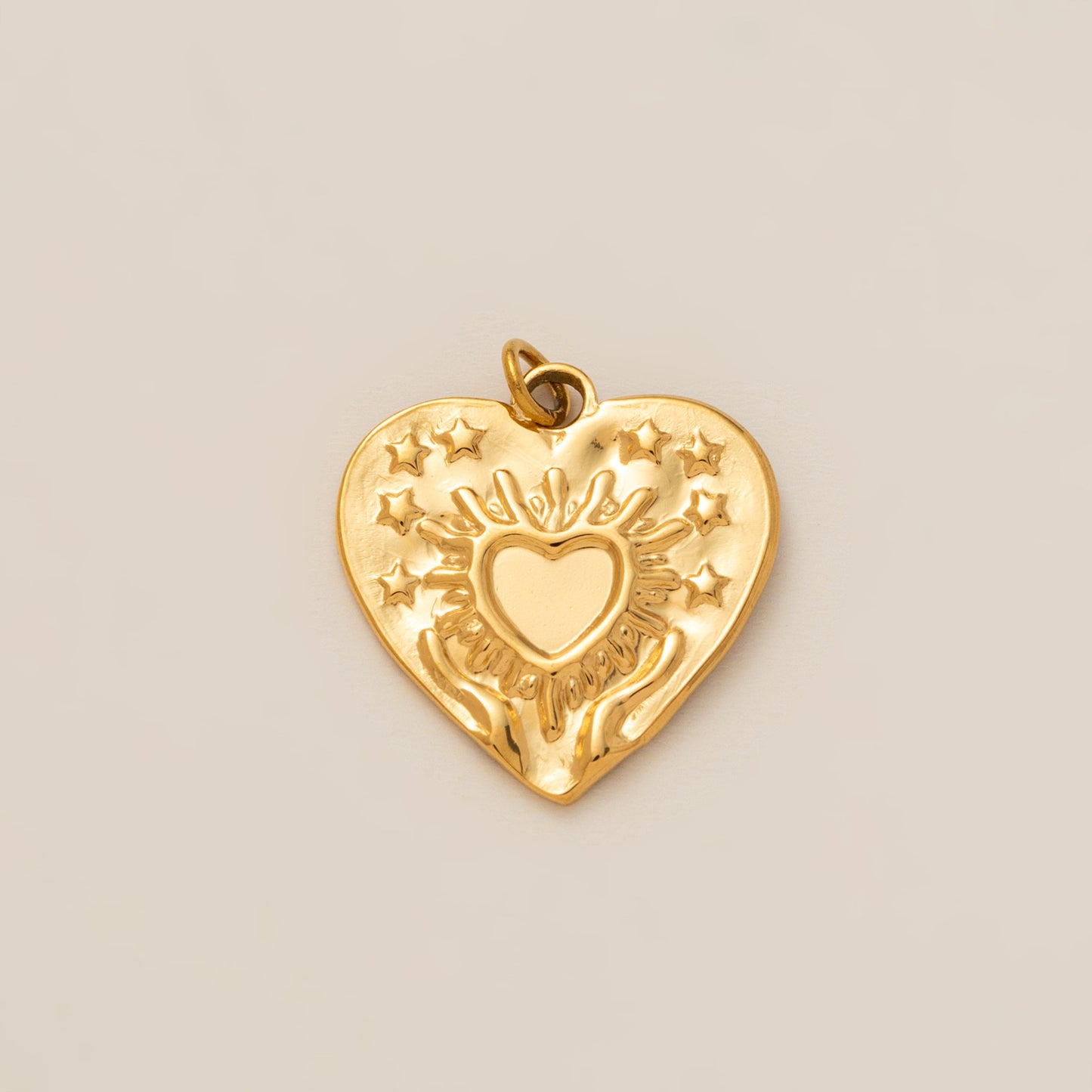 Boots Starfish Heart Sun Stainless Steel Pendant