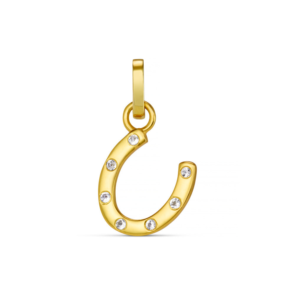 Stainless Steel Coin Heart-shaped Natural Stone Pendant