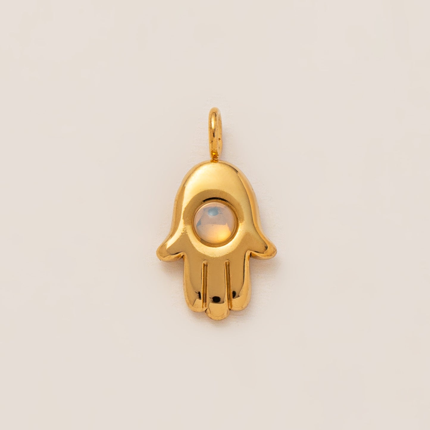 Stainless Steel Elephant Lotus Heart Pendant