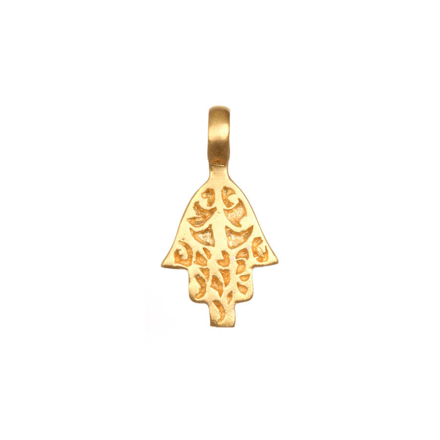 Stainless Steel Elephant Lotus Heart Pendant