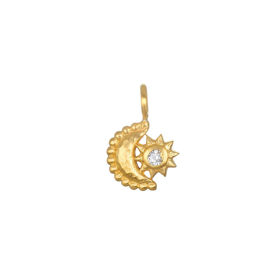 Stainless Steel Elephant Lotus Heart Pendant