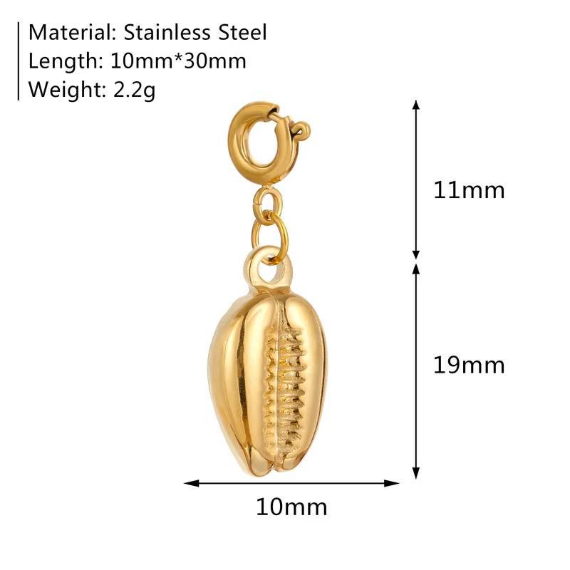Stainless Steel Marine Organism Insect Flower Series Pendant