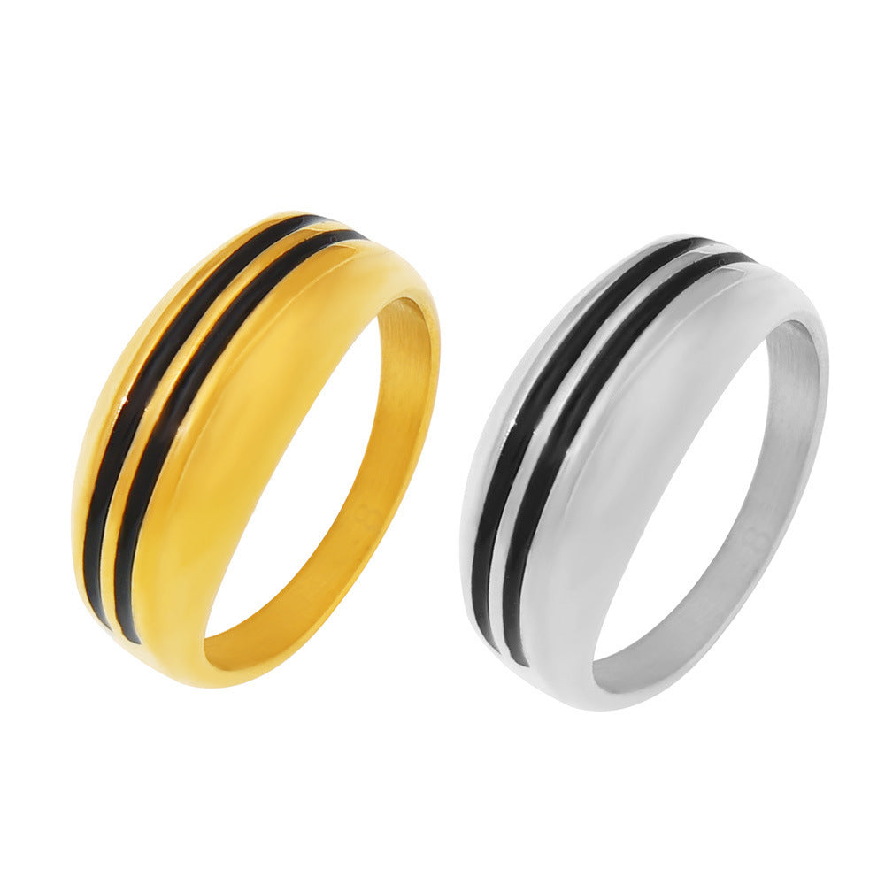 Stainless Steel Double Row Black Oil Drip Ring