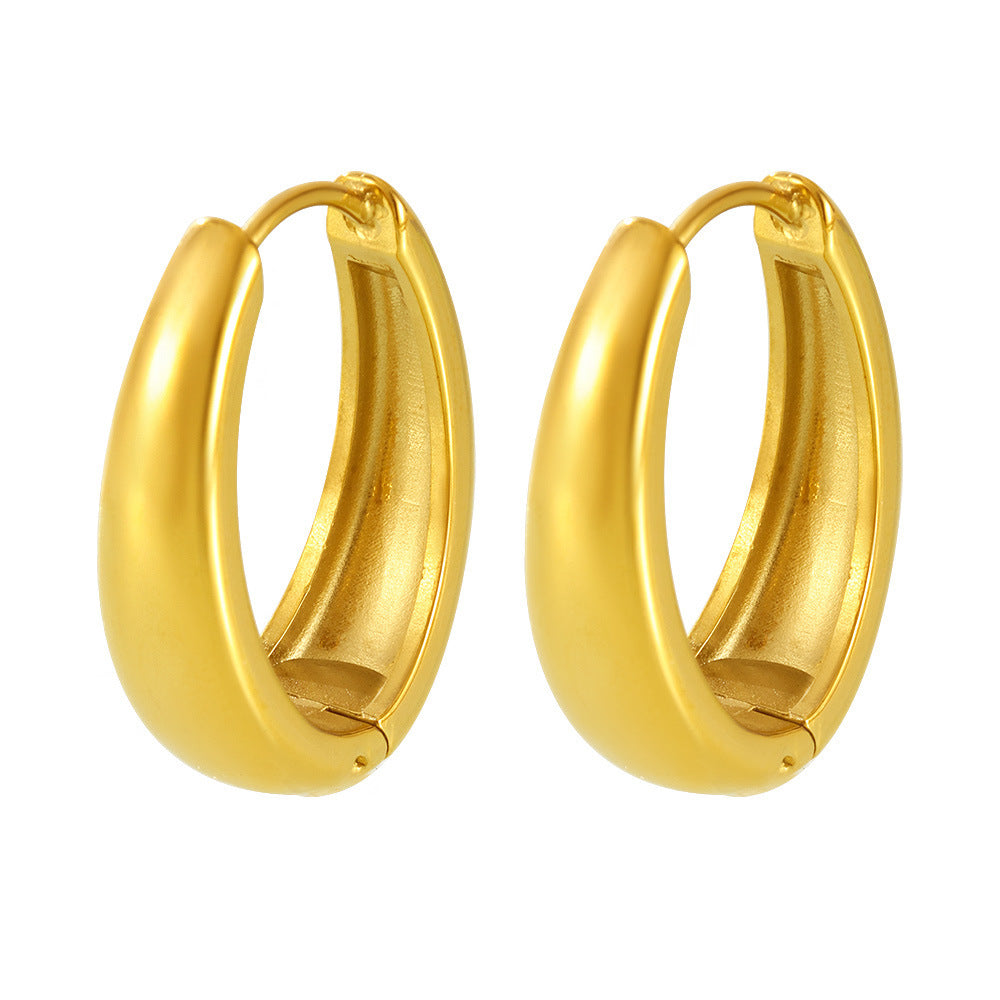 18K Gold PVD Stainless Steel Earrings