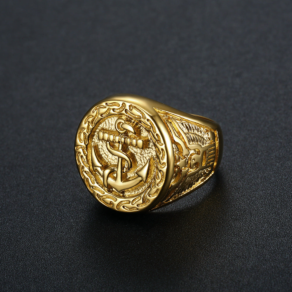 Stainless Steel Eagle Boat Anchor Ring
